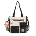 Korean style ins portable canvas bag